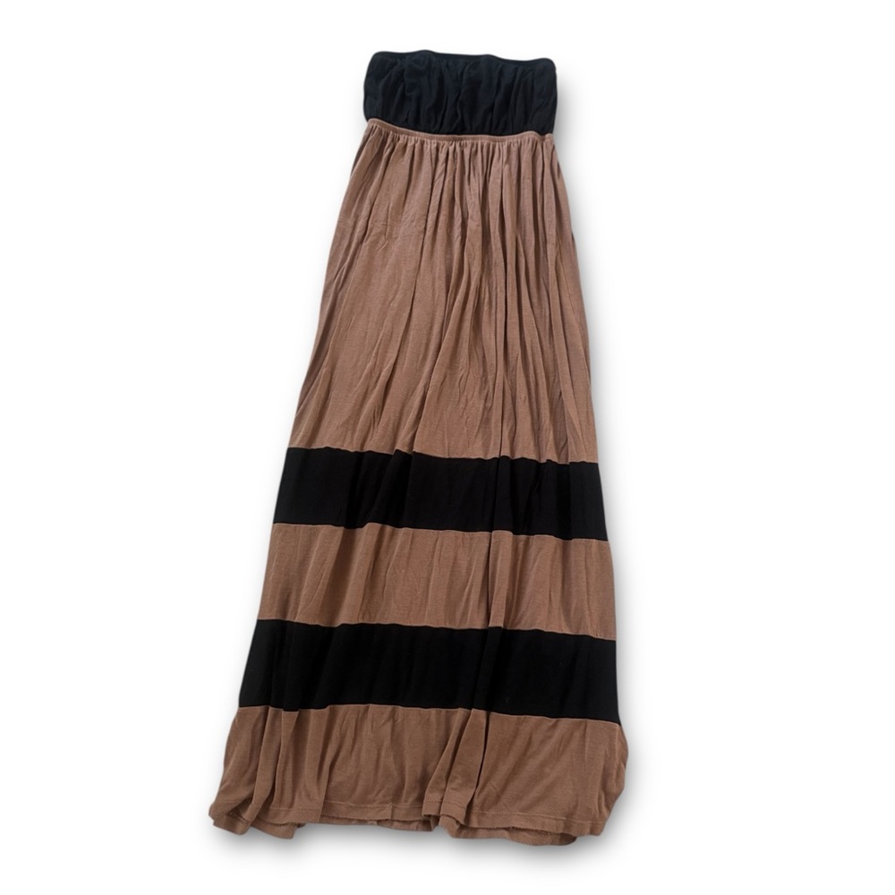 Popular Basics strapless maxi dress